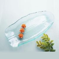 ราคา BMG GLASSWARE จานแก้วรูปใบตอง ขนาด 7x14.5 นิ้ว normal (12670550)