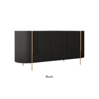 ราคา MJhomedesigns ตู้วางทีวี รุ่น TB1251 L140xW40xH90 cm Black (12671187)