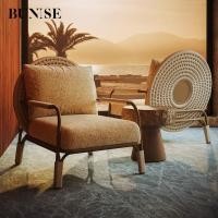 ราคา BUNISE โซฟากลางแจ้งวัสดุหวายทอ กันฝนกันแดด สำหรับสวน ระเบียง วิลล่า สไตล์นอร์ดิก รุ่น P47 จัดส่งฟรีทั่วไทย Aluminum table (12690873)