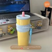 ราคา callingbrown [พร้อมส่ง ] Home cafe แก้วเก็บความเย็น 710ml สแตนเลส พร้อมหลอด Americano Cup แก้วกาแฟ แก้วเก็บเย็น candy (12677930)