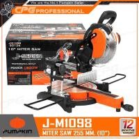 ราคา PUMPKIN เลื่อย แท่น เลื่อยองศา สไลด์ ขนาด 10 นิ้ว (1800วัตต์) รุ่น J-M1098 (50126) (12678171)