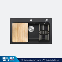 ราคา EVE อ่างล้างจานหินแกรนิตสังเคราะห์ รุ่น ANDES 760/480 BLACK (12678412)