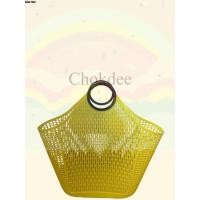 ราคา จริงใจจิปาฐะ ตะกร้าหูหิ้ว ตะกร้าบันนี่ สีพาสเทล Bunny Basket เลือกสีได้ พลาสติกเหนียว สีเหลืองหวานYellow (12678695)