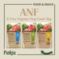 ราคา ANF อาหารสุนัข 6 Free Organic สูตร ออการ์นิค สำหรับ สุนัขโต ขนาด 2kg Salmon (12679782)