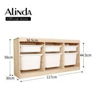 ราคา ALINDA ลิ้นชักเก็บของ playroom ไม้สน เกรด A ไม่มีตาไม้ พร้อมลิ้นชักพลาสติกหนา กล่อง ตู้ลิ้นชัก กล่องเก็บของ เฟอร์นิเจอร์ 6 ลิ้นชัก (12681005)