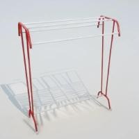 ราคา จริงใจจิปาฐะ ราวตากผ้า ราวแขวนผ้าเช็ดตัว (ราวตากผ้าทรงตัวที) แดงRed (12678715)