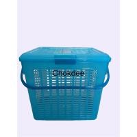 ราคา จริงใจจิปาฐะ ตะกร้า เอนกประสงค์ ใส่สิ่งของ สัตว์เลี้ยง ทรงสูง เลือกสีได้ สีหวานสวย ฟ้าSky (12678772)