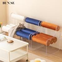 ราคา BUNISE เก้าอี้นั่งเลานจ์สไตล์หรูหรา สำหรับห้องนั่งเล่น เก้าอี้นอนเดี่ยว ขาไม้ พร้อมเบาะรองนั่ง รุ่น BU22 Blue 50×50×80 cm (12687101)