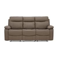 ราคา Index Living Mallโซฟา PVC ปรับระดับ 3 ที่นั่ง รุ่นจูเลียน สีน้ำตาล (12677975)