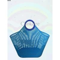 ราคา จริงใจจิปาฐะ ตะกร้าหูหิ้ว ตะกร้าบันนี่ สีพาสเทล Bunny Basket เลือกสีได้ พลาสติกเหนียว สีฟ้าหวานBlue (12678694)