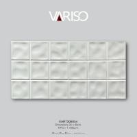 ราคา KFP FLOOR กระเบื้องเซรามิค VARISO ขนาด 30x60 CM. กระเบื้องบุผนัง ดูดซึมน้ำสูง Ivory Brick (12683591)