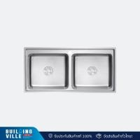 ราคา EVE ซิงค์ล้างจาน 2 หลุม ROMO 1000/500 (12679839)
