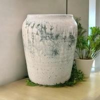 ราคา Flowerpot กระถางดินเผาทรงไหเล็ก ขนาด 20 x 24 cm. สีเขียว (12679855)
