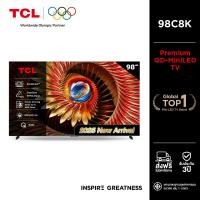 ราคา NEW 2025 TCL ทีวี 98 นิ้ว 4K Mini QLED Google TV รุ่น 98C8K CrystGlow WHVA Panel ZeroBorder ระบบปฏิบัติการ Google/IMAX E (12699970)