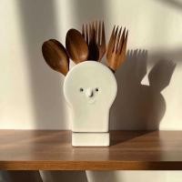 ราคา latisha.official ที่เก็บช้อนส้อมตะเกียบ เซรามิค พร้อมฐานรองน้ำ CS-01 CS-01 A (12676108)