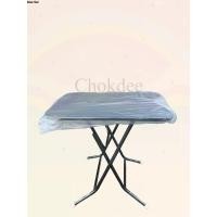 ราคา จริงใจจิปาฐะ โต๊ะพับหน้าเหล็ก2.5ฟุต เหล็กทั้งตัว ขนาด45x76x76cm. สีเทาระเบิด (12683782)