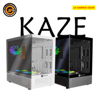ราคา Neolution เคสคอมพิวเตอร์ Kaze Gaming Case เคสกระจก RGB เคสตู้ปลา ดำ Black (12684256)