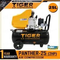 ราคา TIGER BY PUMA ปั๊มลม ปั๊มลมขับตรง 2HP ขนาด 25 ลิตร รุ่น PANTHER-25 (12684273)