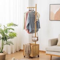 ราคา Loadingofficial-ที่แขวนเสื้อพร้อมตะกร้าใส่เสื้อผ้าสไตล์ญี่ปุ่น มีล้อเลื่อนเคลื่อนที่สะดวก สีไม้อ่อน (12685035)