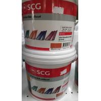 ราคา SCG สีทากระเบื้องหลังคาลอนคู่ สีส้มประกายมุก (12687112)
