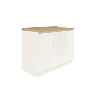 ราคา Index Living Mall ตู้ครัวบานเปิด รุ่นเตตริส - สีขาว/ธรรมชาติ 120 ซม. (12677218)