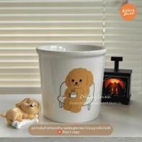 ราคา callingbrown [พร้อมส่ง] Home cafe แก้ว coffee dog แก้วเซรามิค แก้ว 350ML แก้ว coffee dog (12677292)