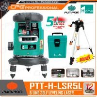 ราคา PUMPKIN HOME เครื่องวัดระดับเลเซอร์ 5 เส้น (แสงสีแดง) รุ่น PTT-H-LSR5L (28269) พร้อมขาตั้ง รุ่น PTT-TP150 (12679031)