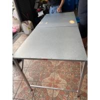 ราคา จริงใจจิปาฐะ โต๊ะพับได้ ขาเหลี่ยม เป็นเหล็ก ขนาดกว้าง75cm ยาว 175cm สูง80cm ใช้สำหรับวางของ (12683756)