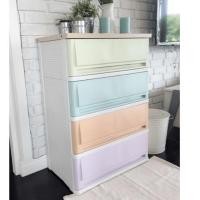 ราคา จริงใจจิปาฐะ ตู้ลิ้นชัก พลาสติก SUMO WOODTOP(ท็อปไม้) 5 ชั้น ข้างทึบกันแมลง สีขาว,สีพาสเทลหวานๆ ตู้แข็งแรงมาก สีขาวWhite,3ชั้น (12682451)