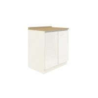 ราคา Index Living Mall ตู้ครัวบานเปิด รุ่นเตตริส - สีขาว/ธรรมชาติ 80 ซม. (12677217)