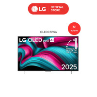 ราคา [New 2025] LG ทีวี OLED evo AI C5 4K Smart TV 2025 รุ่น OLEDC5PSA (ประกัน 3 ปี) 42 นิ้ว (12686432)