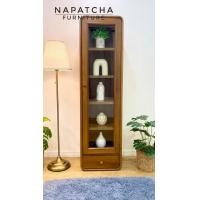 ราคา NAPATCHA ตู้โชว์มินิมอล ตู้มินิมอล ตู้มินิมอลไม้สัก N1-99 (12685030)