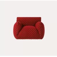 ราคา Thong โซฟาหรูทันสมัย รุ่นผ้าฟองน้ำอิตาลีแบบเรียบง่ายจากดีไซเนอร์ Lazy Leisure สีแดงเข้ม เดี่ยว107*103*78ซม. (12686130)