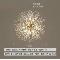 ราคา Thong โคมไฟคริสตัลหิ่งห้อยตกแต่งบ้าน แบรนด์ "ทอง" รุ่นโคมคริสตัลระย้า สามสี ทอง 55 ซม. 12 หัว (12686394)