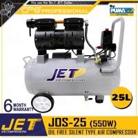 ราคา JET BY PUMA ปั๊มลม ปั๊มลมแบบไร้น้ำมัน (Oil Free) 25 ลิตร 550W รุ่น JOS-25 (12684283)