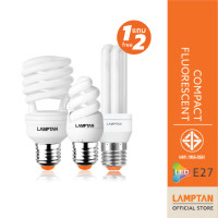 ราคา [1แถม2] [Clearance Sale] LAMPTAN หลอดไฟ COMPACT FLUORESCENT สไปรัล 10w WW (PT) (12681933)