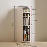 ราคา Jumper Kids ชั้นวางของ ตู้เก็บของ ตู้ลิ้นชัก สำหรับที่แคบ มีล้อเลื่อน รับน้ำหนักได้เยอะ แข็งแรงทนทาน สีครีม 3ชั้น (12681955)