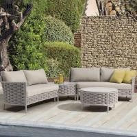 ราคา BUNISE ชุดโซฟากลางแจ้งวัสดุหวายทอ สไตล์นอร์ดิก สำหรับวิลล่า ห้องพัก สวน ระเบียง กันฝนกันแดด รุ่น P56 จัดส่งฟรีทั่วไทย Sunbed (12690158)