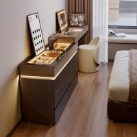 ราคา Thong โต๊ะแต่งหน้าแบรนด์ "ทอง" รุ่น มีไฟโชว์ all-in-one ใหม่บางพิเศษ 30 ซม. 1.2*1.2 #2 (12697192)