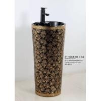 ราคา Thong อ่างล้างหน้าทองขัดเงา แบรนด์ "ทอง" รุ่นขัดเงาทองเงิน 811 ดอกไม้แบล็คโกลด (12686200)