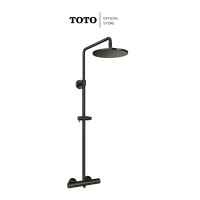 ราคา TOTO TBW07404T ก๊อกผสมสำหรับยืนอาบน้ำ แบบปรับอุณหภูมิคงที่ พร้อมฝักบัวก้านแข็ง รุ่น G Selection สี Matte Black (12695899)