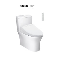 Toto สุขภัณฑ์สองชิ้น 3/4.5 ลิตร พร้อมฝาอัตโนมัติ รุ่น CST920UW3R