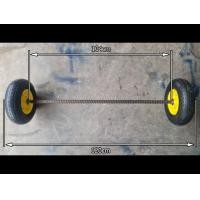 ราคา ๋JHW_ล้อรถเข็น ทั่วไป ล้อรถเข็นปูน(แบบเติมลม) 12นิ้ว(30cm)-ขอบสีเหลือง ได้มาตราฐาน+ลูกปืน 6204-รู20mm+เลือกแกนเพลาได้ (แ 120cm (12696741)