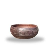 ราคา โรงโอ่งเรืองศิลป์ 3 - กระถางต้นไม้ กระถางบอนไซ 3 ไซส์ รุ่น กระถางหมุนเงิน เล็ก (12694237)