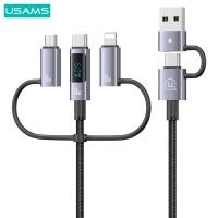 ราคา USAMS สายชาร์จ รุ่น SJ713 สายชาร์จ 6In1 60W Digital Display Data Cable -Sufeng Series 1.2 M (12696742)
