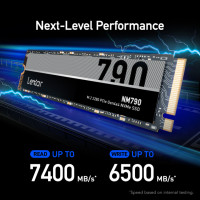ราคา Lexar SSD NM790 M.2 2280 PCIe Gen 4×4 NVMe read7400MB/s,write6500MB/s 1TB/2TB/4TB รองรับ PS5 NM790 2TB (12696870)