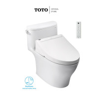 Toto สุขภัณฑ์ชิ้นเดียว 4.8 ลิตร พร้อมฝาอัตโนมัติ รุ่น CW887UW3R