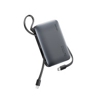 ราคา USAMS พาวเวอร์ แบงค์ รุ่น CD228 10000mAh Digital Display With Type-C+Lightning Cables สีดำ (12693858)