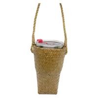 ราคา หมากนคร ปลอกแก้วเยติ ที่ใส่แก้วเยติ แฮนด์เมด งานสานกระจูด งานฝีมือ รักษ์โลก ย่อยสลายได้ เหนียวทนทาน (12699047)