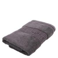 ราคา เบสิโค ผ้าขนหนู ลายกุญแจจีน ขนาด 27 x 54 นิ้ว สีเทาเข้ม (12694459)